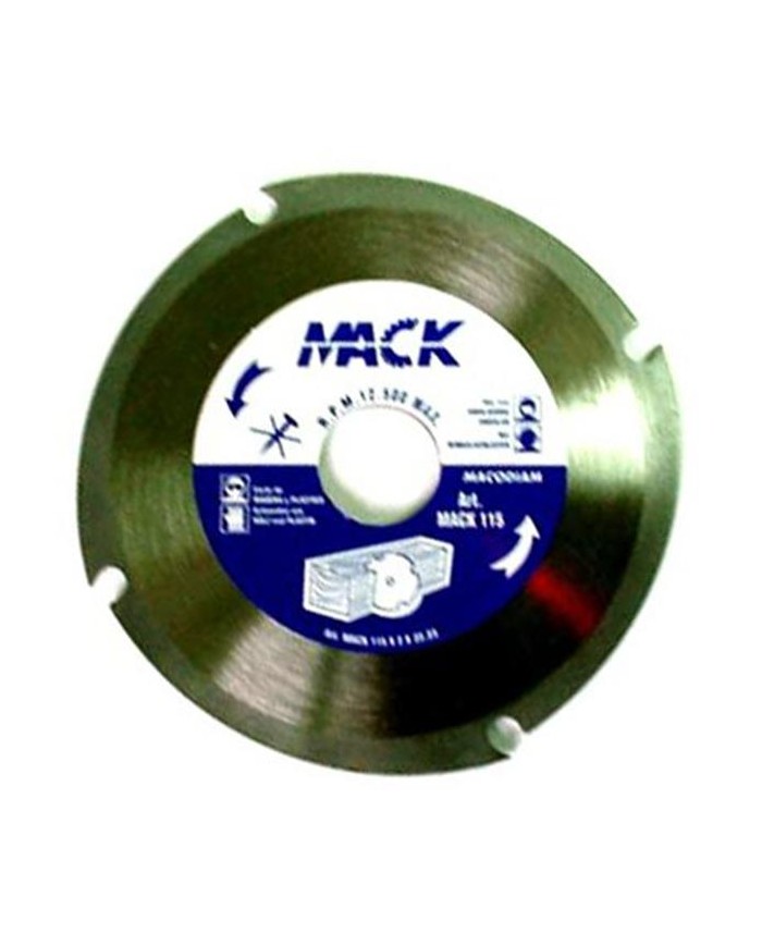 DISCO CORTE MADERA 115MM  SS