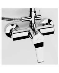 CONJUNTO DUCHA MONOMANDO CROMO MALLORCA