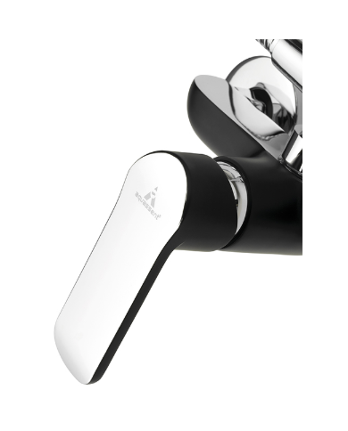 CONJUNTO DUCHA MISURI NEGRO MONOMANDO