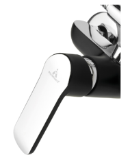 CONJUNTO DUCHA MISURI NEGRO MONOMANDO