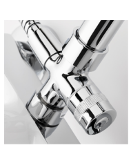 CONJUNTO DUCHA MISURI NEGRO MONOMANDO