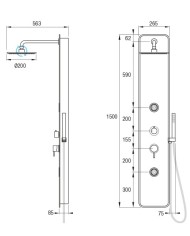 COLUMNA MONOMANDO TOUS