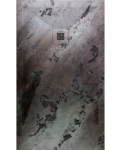 PLATO DUCHA STONE 3D ACERO 130X80