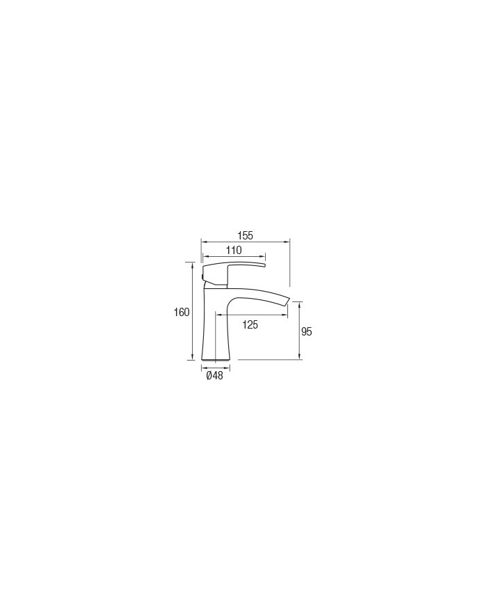 GRIFERIA LAVABO ORLEANS CROMO